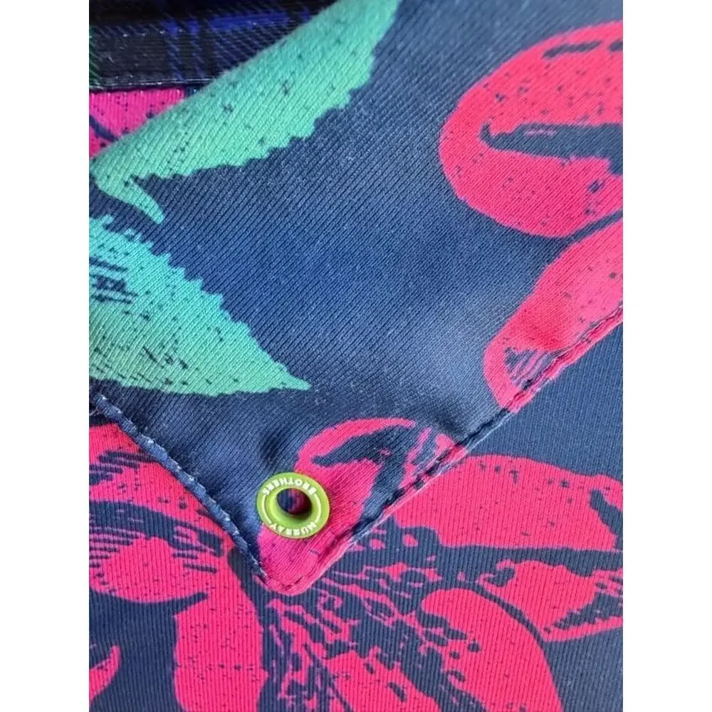 William Murray Golf Remastered Polo Shirt Colorful Pink/Blue Floral Size XL - Picture 7 of 15